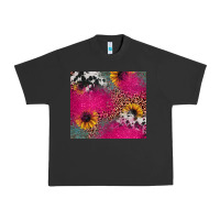 Pigment Black pink glitter leopard cowhide Urban Heavy Tee - JahusDesignShop