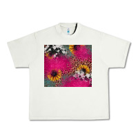 Pistachio pink glitter leopard cowhide Urban Heavy Tee - JahusDesignShop