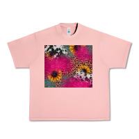 Salmon pink glitter leopard cowhide Urban Heavy Tee - JahusDesignShop