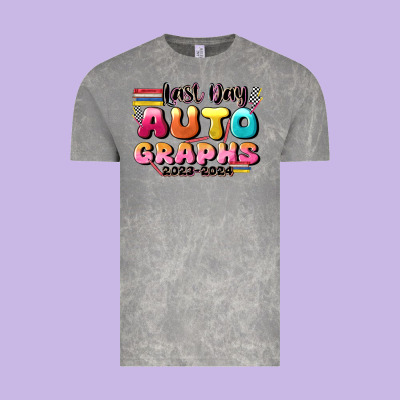 Last Day Autographs Vintage Tee Designed By Jahusdesignshop