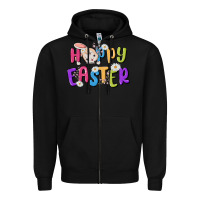 Black easter Zipper Hoodie - MaliasSmallBusiness