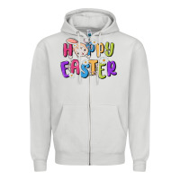 Dove Grey easter Zipper Hoodie - MaliasSmallBusiness