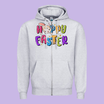 Easter Zipper Hoodie Designed By Maliassmallbusiness