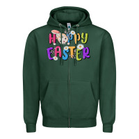Sports Green easter Zipper Hoodie - MaliasSmallBusiness