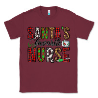 Burgundy santa's favorite nurse Classic Tee - Jasminsmagicworld