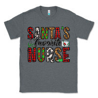 Charcoal Heather santa's favorite nurse Classic Tee - Jasminsmagicworld