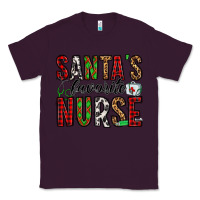 Plum santa's favorite nurse Classic Tee - Jasminsmagicworld