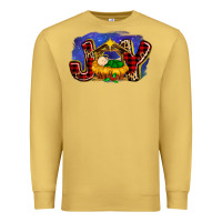 Antique Gold baby jesus joy Premium Sweatshirt - MaliasSmallBusiness