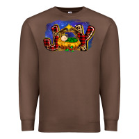 Chestnut baby jesus joy Premium Sweatshirt - MaliasSmallBusiness