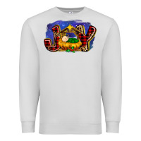 Dove Grey baby jesus joy Premium Sweatshirt - MaliasSmallBusiness