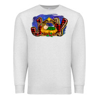 Oatmeal Heather baby jesus joy Premium Sweatshirt - MaliasSmallBusiness
