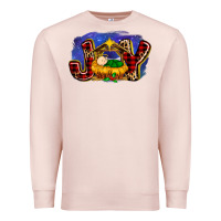 Pale Pink baby jesus joy Premium Sweatshirt - MaliasSmallBusiness