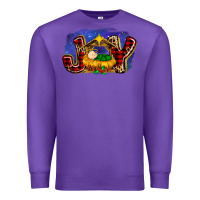 Purple baby jesus joy Premium Sweatshirt - MaliasSmallBusiness