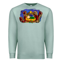 Seafoam baby jesus joy Premium Sweatshirt - MaliasSmallBusiness