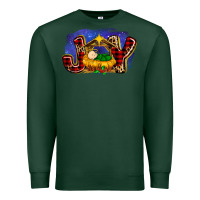 Sports Green baby jesus joy Premium Sweatshirt - MaliasSmallBusiness