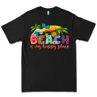 Black the beach is my happy place Premium Tee - RanaPortraitStore
