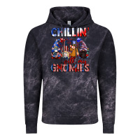 Cloud Black Chillin' with my gnomies 4th of July Vintage Hoodie - CowGirlArtShop