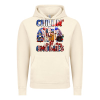 Vintage Artic Chillin' with my gnomies 4th of July Vintage Hoodie - CowGirlArtShop
