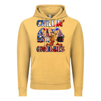 Vintage Mustard Chillin' with my gnomies 4th of July Vintage Hoodie - CowGirlArtShop