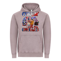 Vintage Zinc Chillin' with my gnomies 4th of July Vintage Hoodie - CowGirlArtShop