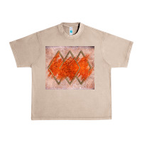 French Oak orange glitter Urban Heavy Tee - JahusDesignShop