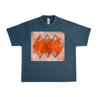 Midnight Navy orange glitter Urban Heavy Tee - JahusDesignShop