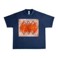 Navy orange glitter Urban Heavy Tee - JahusDesignShop
