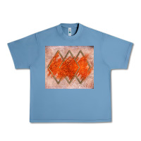 Pebble Blue orange glitter Urban Heavy Tee - JahusDesignShop