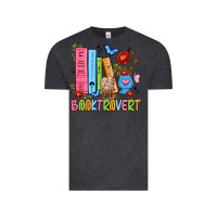 Vintage Black booktrovert Vintage Tee - JahusDesignShop