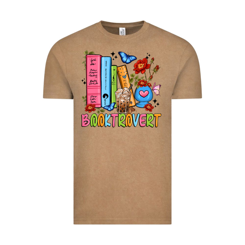 Booktrovert Vintage Tee by JahusDesignShop | Teevron