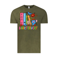 Vintage Olive booktrovert Vintage Tee - JahusDesignShop