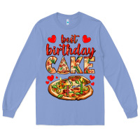 Colony Blue best birthday cake pizza Long Sleeve Tee - AdoDesignShop