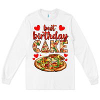 White best birthday cake pizza Long Sleeve Tee - AdoDesignShop
