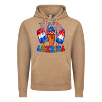Vintage Coffee 4th of July America ice creams Vintage Hoodie - Neo Western