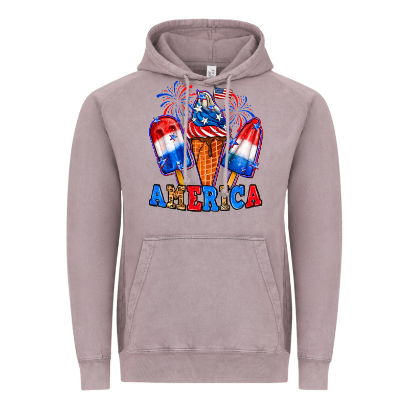 4th Of July America Ice Creams Vintage Hoodie by Neo Western | Teevron