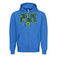 True Royal kiss me i'm irish Zipper Hoodie - MaliasSmallBusiness
