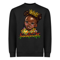 Black juneteenth black girl Heavyweight Sweatshirt - HRA Design Shop