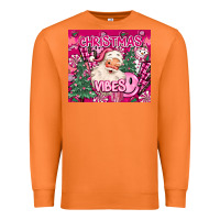 Carrot pink christmas vibes Premium Sweatshirt - MaliasSmallBusiness