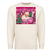 Sandshell pink christmas vibes Premium Sweatshirt - MaliasSmallBusiness