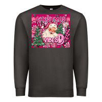 Smoke pink christmas vibes Premium Sweatshirt - MaliasSmallBusiness