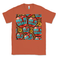 Copper back to school with apple seamless pattern Classic Tee - BundleAndBundleShop
