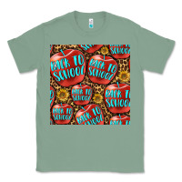 Sage back to school with apple seamless pattern Classic Tee - BundleAndBundleShop