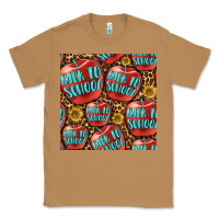 Toasted Coconut back to school with apple seamless pattern Classic Tee - BundleAndBundleShop