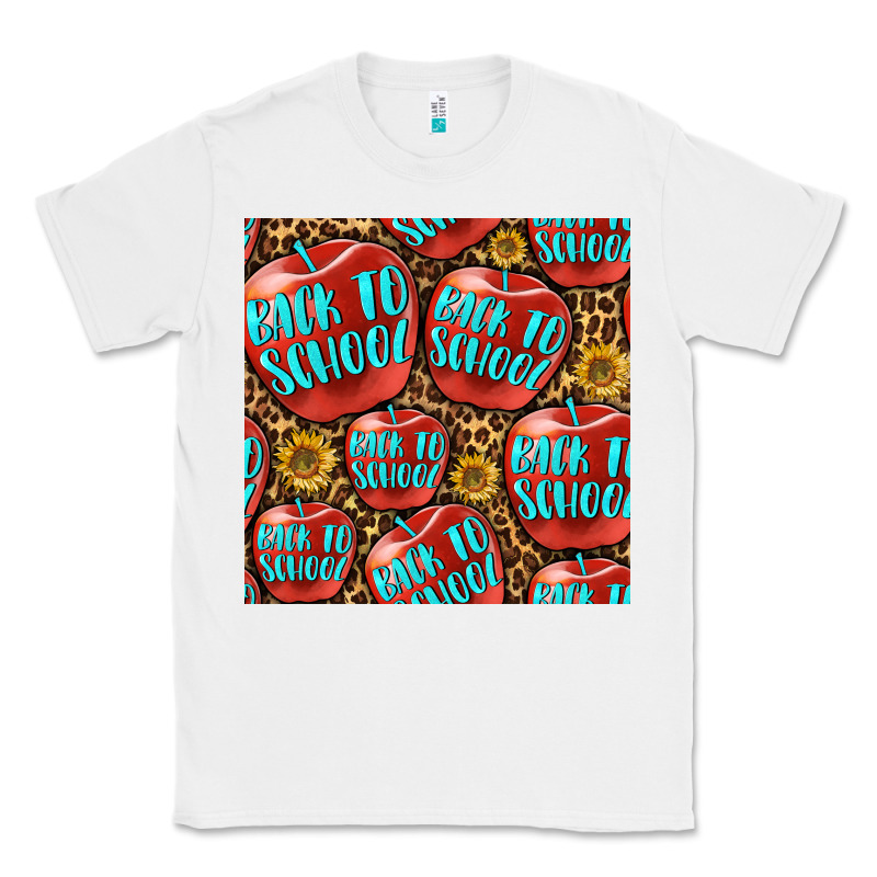 Back To School With Apple Seamless Pattern Classic Tee by BundleAndBundleShop | Teevron