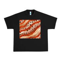 Black orange glitter Urban Heavy Tee - JahusDesignShop
