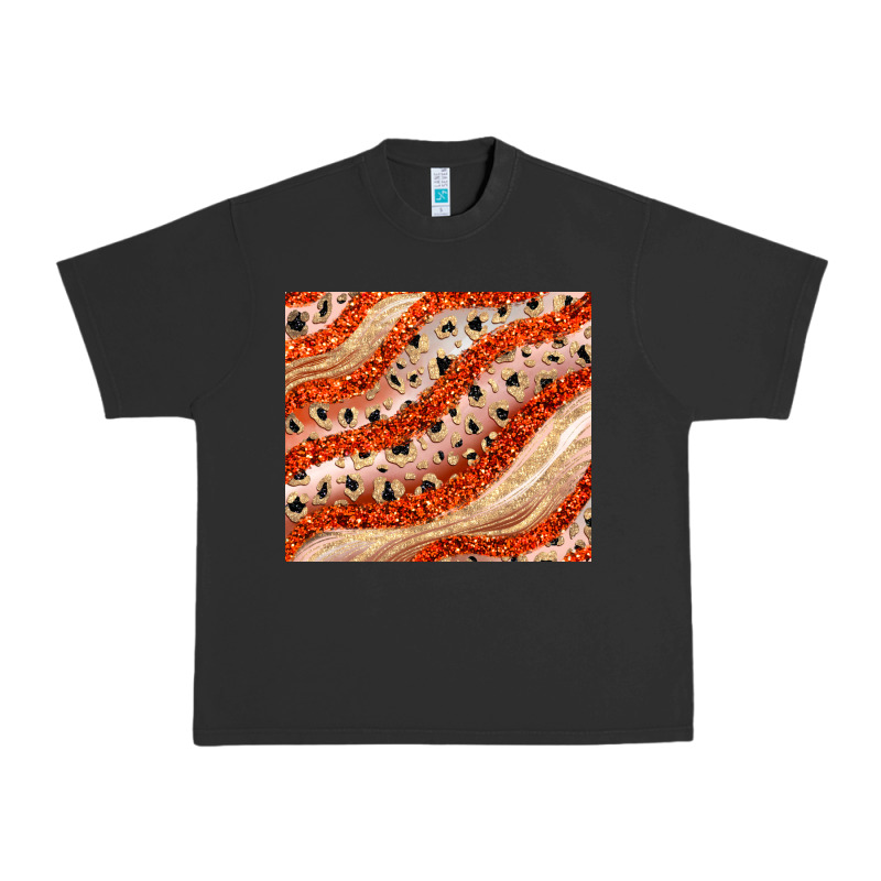 Orange Glitter Urban Heavy Tee by JahusDesignShop | Teevron