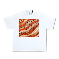 White orange glitter Urban Heavy Tee - JahusDesignShop
