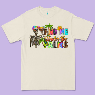 Find Me Under The Palms Premium Tee Designed By Ranaportraitstore