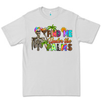 Dove Grey find me under the palms Premium Tee - RanaPortraitStore