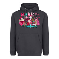 Smoke pink christmas coffee cups Heavyweight Hoodie - MaliasSmallBusiness